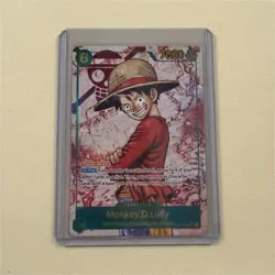 Namco One Piece CCG Monkey D. Luffy OP13-118 Secret Rare Foil Alternate Art - Image 1