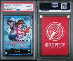 2025 ONE PIECE OP12-LEGACY OF THE MASTER ALTERNATE ART #081 KOALA PSA 10 - Image 3