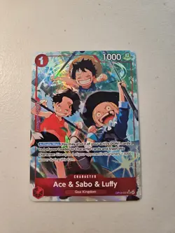 Ace & Sabo & Luffy (Alternate Art) OP13-007 Carrying On His Will Foil - Image 1