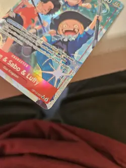Ace & Sabo & Luffy (Alternate Art) OP13-007 Carrying On His Will Foil - Image 5