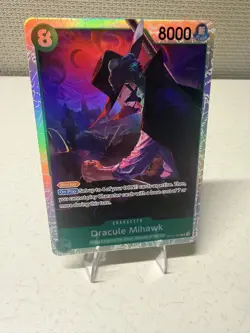One Piece: Legacy of the Master Dracule Mihawk OP12-030 SR English - Image 1
