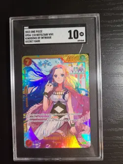 One Piece TCG NEFELTARI VIVI (OP04-118 Kingdoms of Intrigue) Graded SGC 10 - Image 1