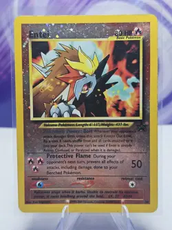 Entei 34/53 Black Star Promo Reverse Holo Pokemon TCG Card LP/MP - Image 1