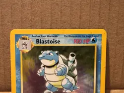 Blastoise Base Set Holo 2/102 - Vintage Pokemon Card - MP - Original 1999 - Image 2