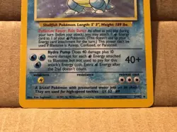Blastoise Base Set Holo 2/102 - Vintage Pokemon Card - MP - Original 1999 - Image 4