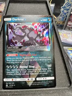 Pokemon TCG Darkrai Prism Star Ultra Prism Card 77/156 - Image 1
