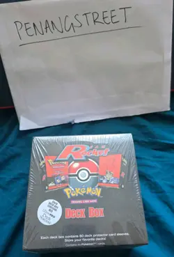 Pokemon Team Rocket SEALED DECK BOX & CARD SLEEVES, WOTC, 2000 - Image 1