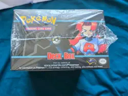 Pokemon Team Rocket SEALED DECK BOX & CARD SLEEVES, WOTC, 2000 - Image 4
