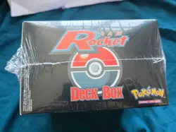 Pokemon Team Rocket SEALED DECK BOX & CARD SLEEVES, WOTC, 2000 - Image 5