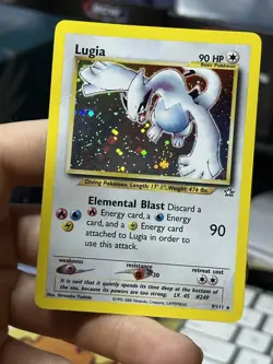 #3 Lugia 9/111 Neo Genesis 2000 Holo Rare WOTC Pokemon Card TCG - Image 3