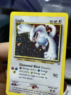 #3 Lugia 9/111 Neo Genesis 2000 Holo Rare WOTC Pokemon Card TCG - Image 5