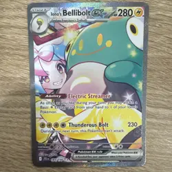 Pokemon TCG Iono's Bellibolt EX Journey Together Ultra Rare Holo Card 183/159 - Image 1