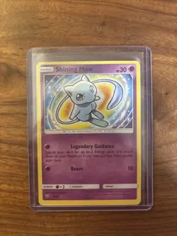 Pokemon TCG Shining Mew Holo Rare Card 40/73 Shining Legends Promo - Image 1
