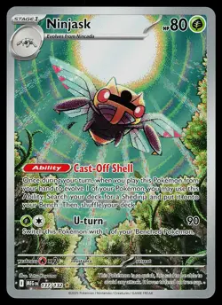 Pokemon Card - Ninjask Mega Evolution 137/132 Illustration Rare - Image 1