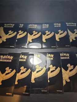 18X Pokemon TCG Card Sleeves Shining Legends ETB Ho-Oh 2017 Protective Cover NM - Image 3