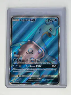 Lapras GX 139/149 Pokemon Sun & Moon Base Set Full Art Ultra Rare Card - Image 1