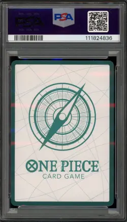 One Piece CCG Don!! Card Law Gold PRB01 PSA 10 Gem Mint - Image 2
