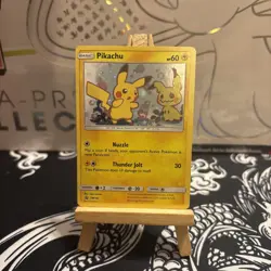 Pokemon Pikachu TCG Sun & Moon SM162 Holo Promo Card LP - Image 1