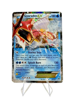 2016 Pokemon Gyarados EX Breakpoint Card 26/122 Halo TCG - Image 1
