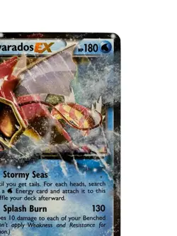 2016 Pokemon Gyarados EX Breakpoint Card 26/122 Halo TCG - Image 3