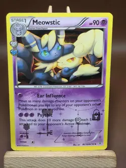 HP Meowstic RC15/RC32 Radiant Collection Holo Pokemon TCG Card Generations XY - Image 1
