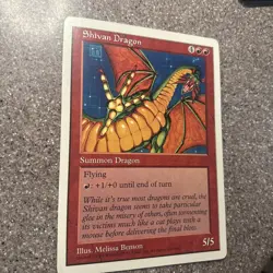 MTG Magic The Gathering - Shivan Dragon - Oversized Summon 6x9 Promo Card - Image 3