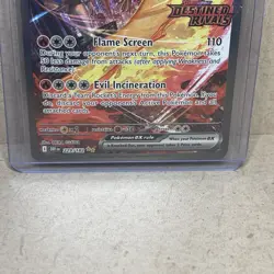 Team Rocket's Moltres Ex 229/182 Pokemon Destined Rivals Stamped Promo Card - Image 2