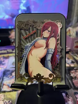 Goddess Story Metal Card Serialized Anime Waifu Random Serial # Girl Party - Image 1