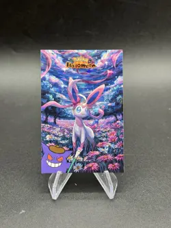 Sylveon Van Gogh Cracked Ice Pokemon Halloween Database Card 19 Peru Us Seller - Image 1