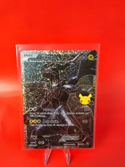 Pokemon TCG Zekrom 114/114 Holo Rare Card 25th Anniversary Celebrations - Image 1
