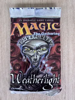 Wizards of the Coast Magic the Gathering Weatherlight Booster Pack - 15 Cards 742818065269 - Image 1