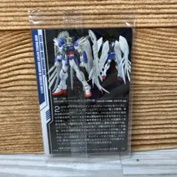 XXXG-00W0 WING GUNDAM ZERO 052 GUNDAM Wafer Card BANDAI NEW - Image 2