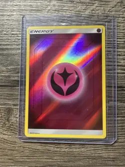 Fairy Energy Reverse Holo Hidden Fates Sun & Moon Pokemon Card TCG Near Mint NM - Image 1