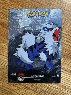 Arcanine #59 - Cracked Ice Holo - Crystal Dark Black 2025 - Pokemon Card - Image 1