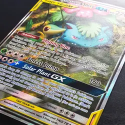 Venusaur & Snivy SM229 Full Art Tag Team Promo Pokemon Card - MINT NO DEFECTS - Image 2