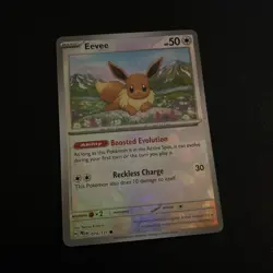 Pokemon Eevee TCG Reverse Holo Card 074/131 Prismatic Evolutions Pokeball - Image 2