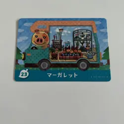 Animal Crossing Welcome Amiibo Cards Japanese 23 Maggie - Image 1