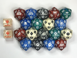 mtg dice spindowns , Promo dice, Black Lotus, Champions of Kamigawa Vintage - Image 1