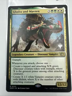 Ghalta And Mavren Non-Foil *PROMO* MTG MOM MT/NM PW Stamp Comb Ship -TCGshowcase - Image 2