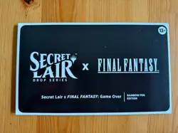 MTG Magic Final Fantasy Secret Lair Game Over Set English FOIL - Image 1