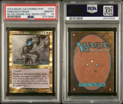 MINDLEECH MASS RETRO FRAME-FOIL-SERIALIZED /500 GRADED PSA 10 - Image 2