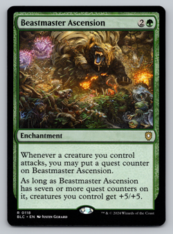 Beastmaster Ascension - Commander: Bloomburrow MTG - Image 1
