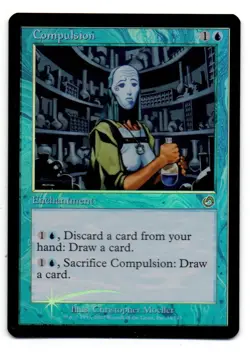 MTG Compulsion X1 Torment edition Foil uncommon - Image 1