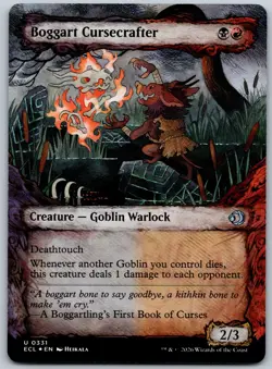 Boggart Cursecrafter (Showcase) Foil U Lorwyn Eclipsed 331 NM - Image 1