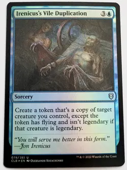 MTG Irenicus's Vile Duplication Foil CLB - NM - Image 1
