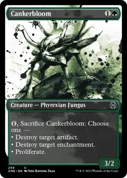 MTG - Uncommon - Phyrexia All Will Be One - Cankerbloom - Boderless - Image 1