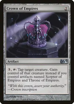 1x Crown of Empires FOIL M12 NM x1 Mtg Magic the Gathering Changie - Image 1