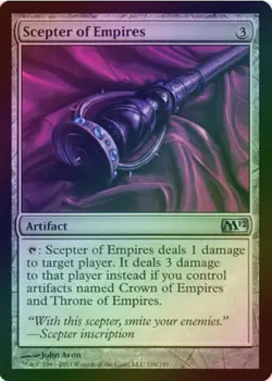 1 x Scepter of Empires - Foil - M12 - LP - MTG - EOF - Image 1