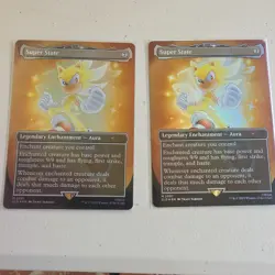 Wizards of the Coast Magic: The Gathering SLD Super Sonic Super State Aura Lot . - Image 1