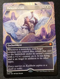 Valkyrie's Call - Borderless - FDN - MTG - EN - NM - 0302 - Image 1
